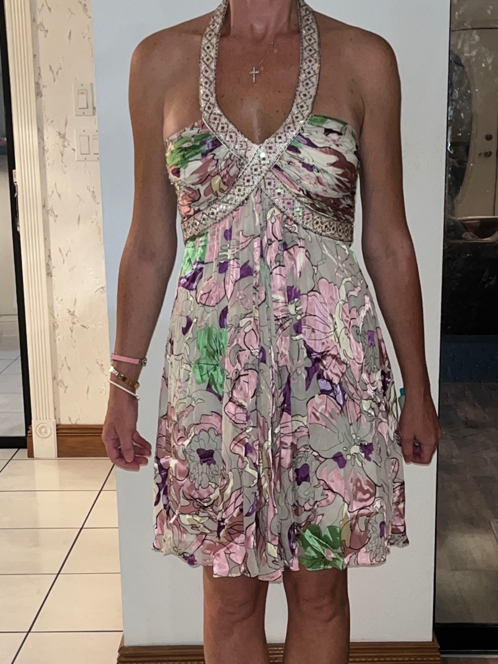 JS Boutique Floral Printed Dress Perfect for Wedding Guest or Formal Event